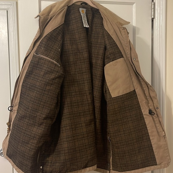 Carhartt lined canvas coat utility jacket 2XL - Picture 2 of 6